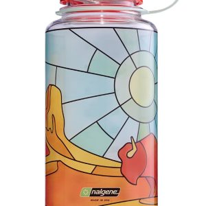 32oz Wide Mouth Stained Glass Print Bottles - Essential Offering N6