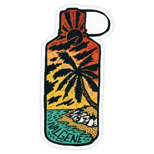 Tropical Narrow Mouth Sticker - Essential Offering O2