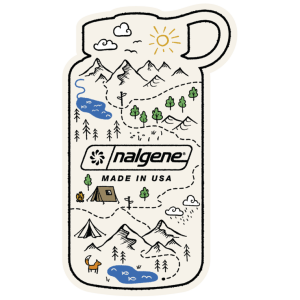 Bottle Map Sticker - Essential Offering I7