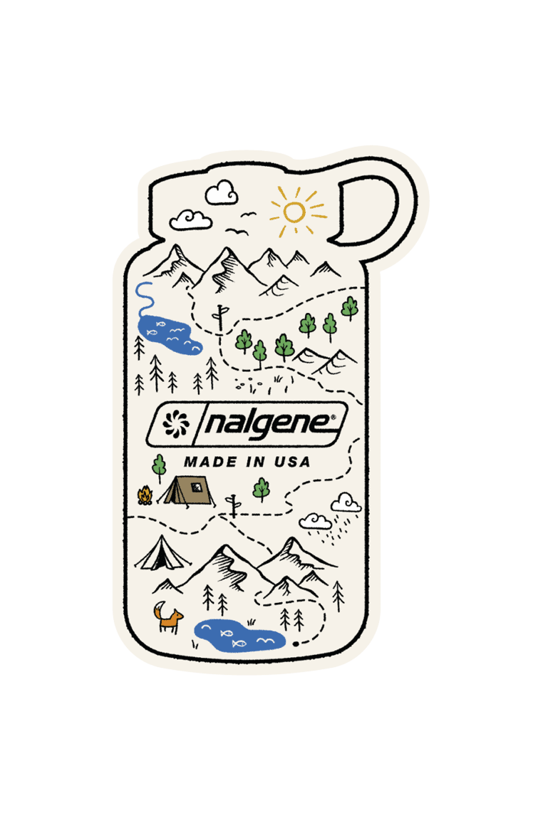 Bottle Map Sticker - Essential Offering I7